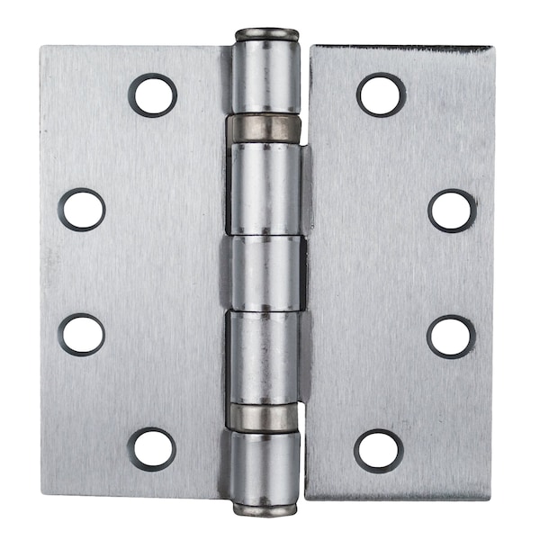 Global Door Controls 4.5 in Leaf W x 4.5 in Leaf H, Satin Chrome CPH4545BB-26D - main